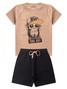 Conjunto Infantil Menino Camiseta Bermuda Cool Boy