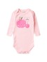 Kit Body Bebê Menina Suedine Apple