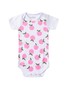 Kit Body Bebê Menina Suedine Apple