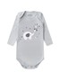 Kit Body Bebê Menino Suedine Elefante