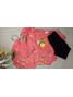 Kit Body Bebê Menina Suedine Abelha