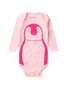 Kit Body Bebê Menina Suedine Pinguim