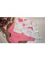 Conjunto Body Bebê Menina Suedine Tulipas