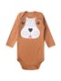 Kit Body Bebê Menino Suedine Dog