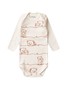Conjunto Body Bebê Unissex Suedine Cute Bear