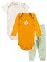 Kit Body Bebê Menina Suedine Flower
