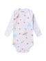 Conjunto Body Bebê Menina Suedine Nuvem