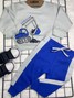 Conjunto Infantil Menino Moletom Peluciado Vehicles