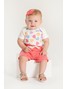 Conjunto Bebê Menina Body e Shorts Moletinho Heart