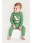 Kit Body Bebê Menino Suedine Hello