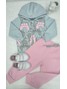 Conjunto Infantil Menina Moletom Peluciado com Capuz Pets