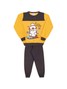 Conjunto Infantil Menino Moletom Careca Pinguim Preto