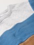 Conjunto Infantil Menino Moletom Peluciado Recortes Azul