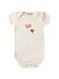 Kit Body Bebê Menina Suedine Corações