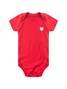 Kit Body Bebê Menina Suedine Coração Off White