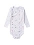 Kit Body Bebê Menina Suedine Borboletas Branco