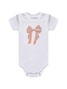 Kit Body Bebê Menina Suedine Xadrez