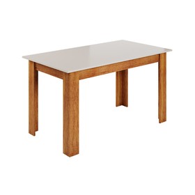 Mesa de Jantar 6 Lugares Retantugar Tampo de Mdp Trend Mel/Blonde - Casa Giulia