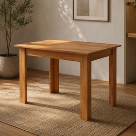 Mesa de Jantar 4 Lugares Retangular Tampo de Mdp Trend Mel - Casa Giulia