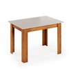 Mesa de Jantar 4 Lugares Retangular Tampo de Mdp Trend Mel/Blonde - Casa Giulia