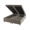 Base Box Bau King Size Cairo (43x193x203cm) Perola - Casa Giulia
