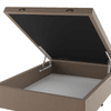 Base Box Bau Casal Cairo (43x138x188cm) Tabaco - Casa Giulia