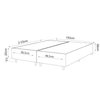 Base Box King Size Class (38x193x203cm) Bombom - Casa Giulia