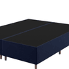 Base Box Queen Size Class (38x158x198cm) Veludo Azul - Casa Giulia