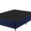 Base Box Casal Class (38x138x188cm) Veludo Azul - Casa Giulia