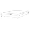 Base Box Casal Class (38x138x188cm) Veludo Azul - Casa Giulia