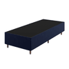 Base Box Solteiro Class (38x88x188cm) Veludo Azul - Casa Giulia