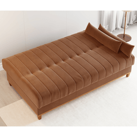 Sofa Cama Veneza 1,80 Reclinável 3 Lugares - Casa Giulia Vermelho - Casa Giulia