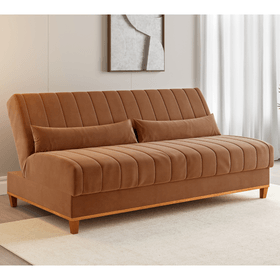 Sofa Cama Veneza 1,80 Reclinável 3 Lugares - Casa Giulia Vermelho - Casa Giulia