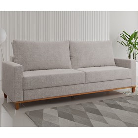 Estofado Living 4 Lugares 2,2m Columbia Linhão Giz - Casa Giulia