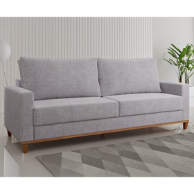 Estofado Living 4 Lugares 2,2m Columbia Linhão Juta - Casa Giulia