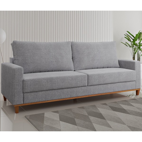 Estofado Living 4 Lugares 2,2m Columbia Linhão Nanquim - Casa Giulia