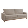Estofado Living 4 Lugares 2,2m Columbia Linhão Castanho - Casa Giulia