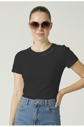 Camiseta Baby Look - Preto