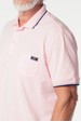 Camisa Polo em Malha Weller com Bordado - Rosa
