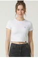 Camiseta Croped - Branco