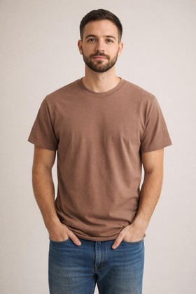 Camiseta Weller S/E - Mocha Mousse