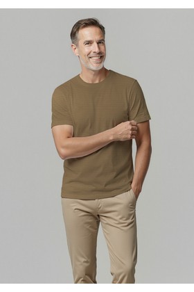 Camiseta Masculina Textura S/E - Mocha Moussi