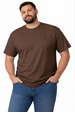 Camiseta Bordado - Marrom