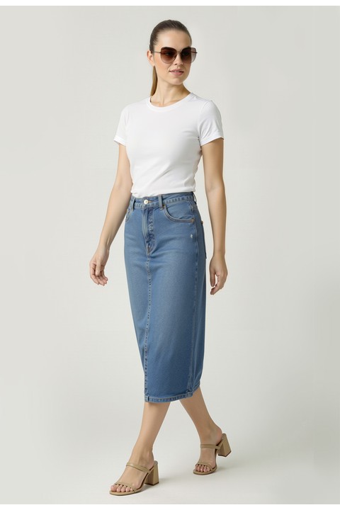 Camiseta Baby Look - Branco