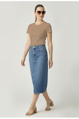 Camiseta Baby Look - Mocha Mousse