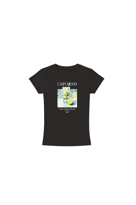 Camiseta Baby Look - Preto