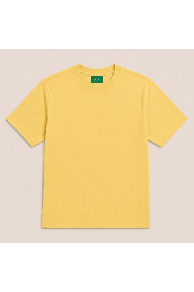 Camiseta Lisa Weller S/E - Amarelo