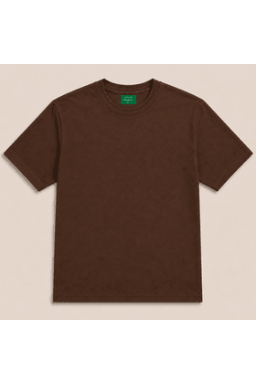 Camiseta Lisa Weller S/E - Marrom