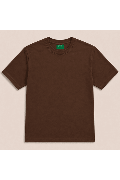 Camiseta Lisa Weller S/E - Marrom