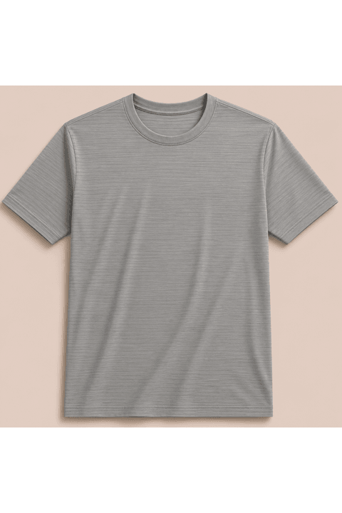 Camiseta Masculina Textura S/E - Cinza